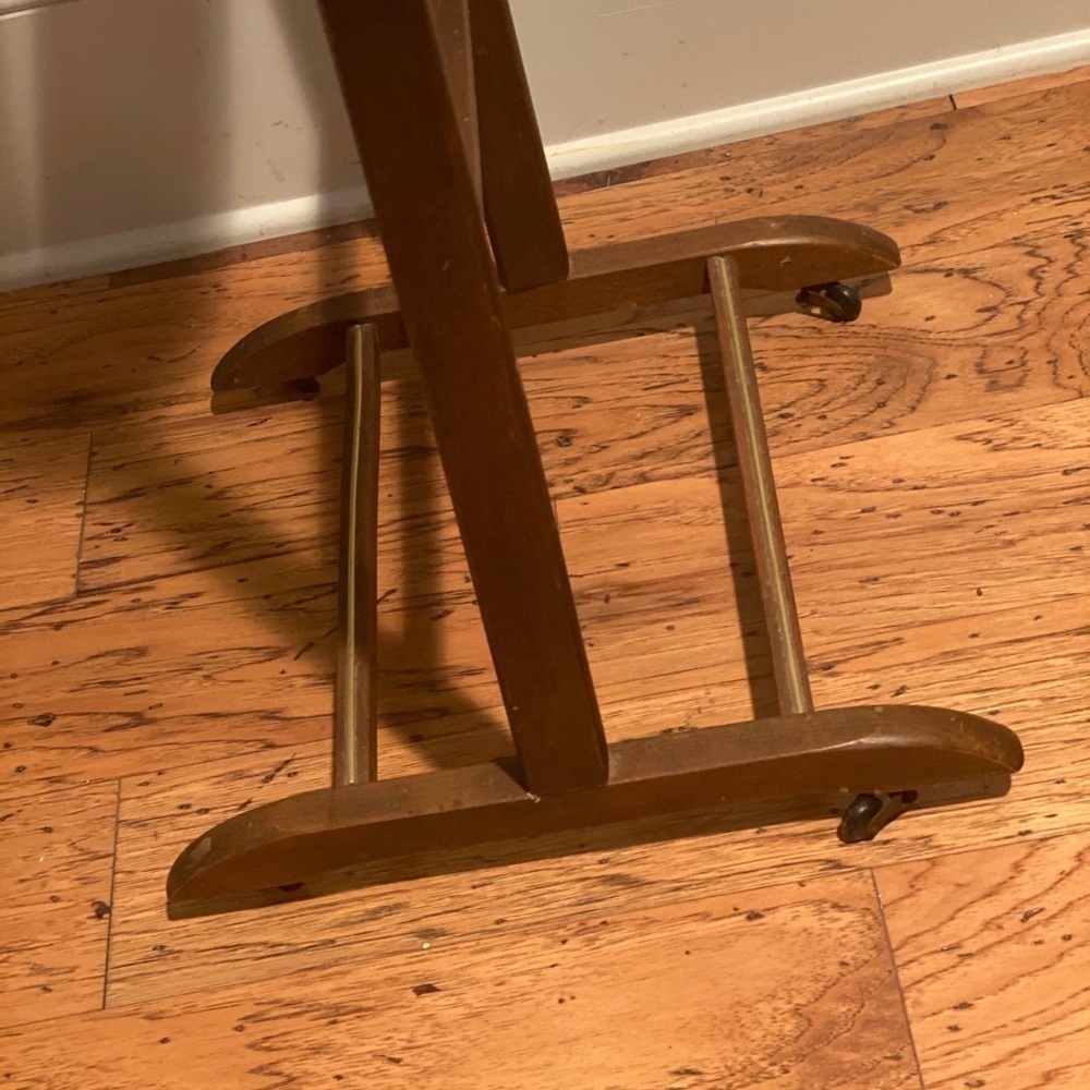 Amcrest Vintage Mid Century Wood Suit Valet​​​​​​​​​ - Picture 7 of 16